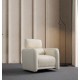 Wing Chair Boston - White White Wing Chair Boston - White White