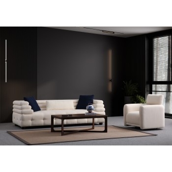 Wing Chair Boston - White White