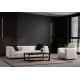 Wing Chair Boston - White White Wing Chair Boston - White White