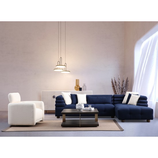 Wing Chair Boston - White White Wing Chair Boston - White White