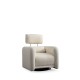 Wing Chair Boston - White White Wing Chair Boston - White White