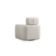 Wing Chair Boston - White White Wing Chair Boston - White White