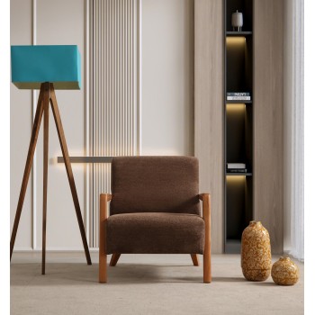 Wing Chair Lyke - Brown Brown