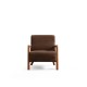Wing Chair Lyke - Brown Brown Wing Chair Lyke - Brown Brown