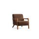 Wing Chair Lyke - Brown Brown Wing Chair Lyke - Brown Brown