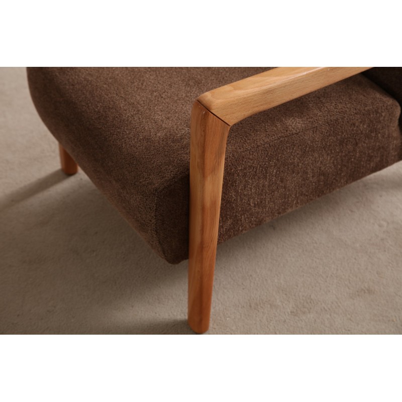 Wing Chair Lyke - Brown Brown