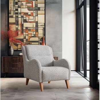 Wing Chair Nice Bergere - Cream, Blue Cream
Blue