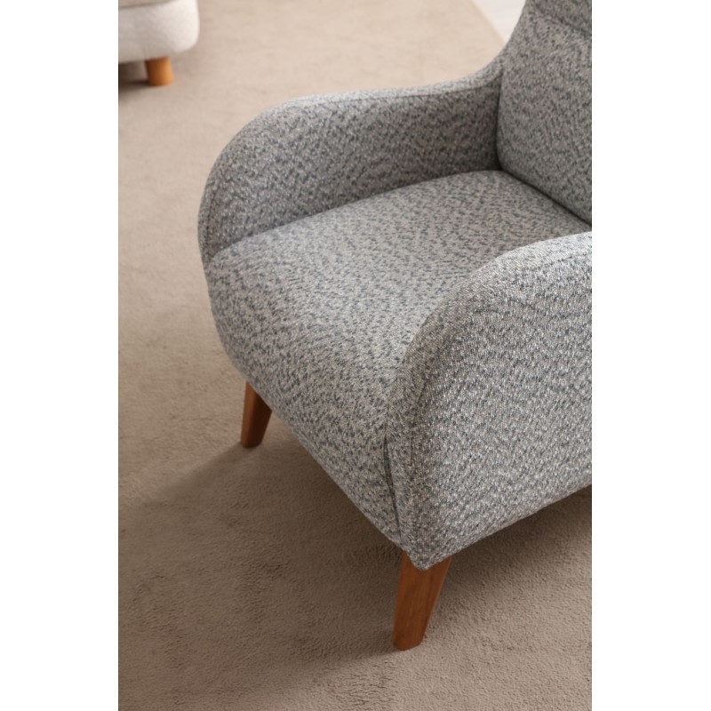Wing Chair Nice Bergere - Cream, Blue Cream
Blue