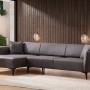 Corner Sofa Belissimo Left - Dark Grey Dark Grey