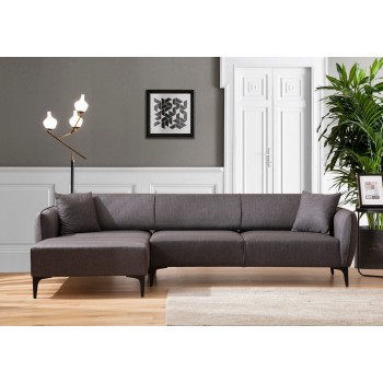 Corner Sofa Belissimo Left - Dark Grey Dark Grey