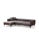 Corner Sofa Belissimo Left - Dark Grey Dark Grey