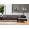 Corner Sofa Belissimo Right - Dark Grey Dark Grey
