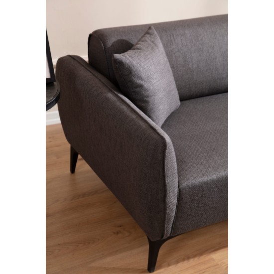 Corner Sofa Belissimo Right - Dark Grey Dark Grey Corner Sofa Belissimo Right - Dark Grey Dark Grey