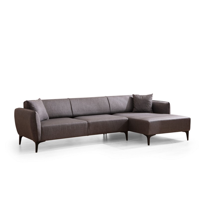 Corner Sofa Belissimo Right - Dark Grey Dark Grey