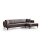 Corner Sofa Belissimo Right - Dark Grey Dark Grey Corner Sofa Belissimo Right - Dark Grey Dark Grey