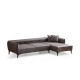 Corner Sofa Belissimo Right - Dark Grey Dark Grey Corner Sofa Belissimo Right - Dark Grey Dark Grey
