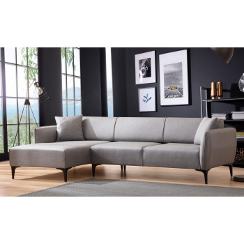 Corner Sofa Belissimo Left - Grey Grey
