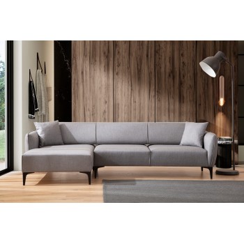 Corner Sofa Belissimo Left - Grey Grey