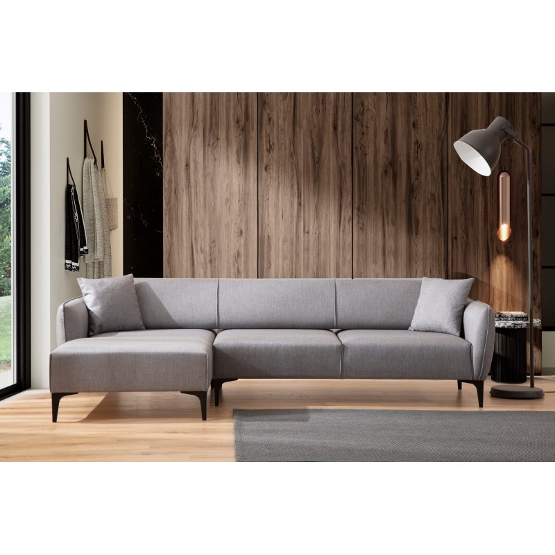 Corner Sofa Belissimo Left - Grey Grey