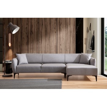 Corner Sofa Belissimo Right - Grey Grey