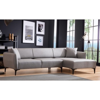 Corner Sofa Belissimo Right - Grey Grey