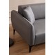 Corner Sofa Belissimo Right - Grey Grey Corner Sofa Belissimo Right - Grey Grey