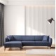 Corner Sofa Belissimo Left - Blue Blue Corner Sofa Belissimo Left - Blue Blue