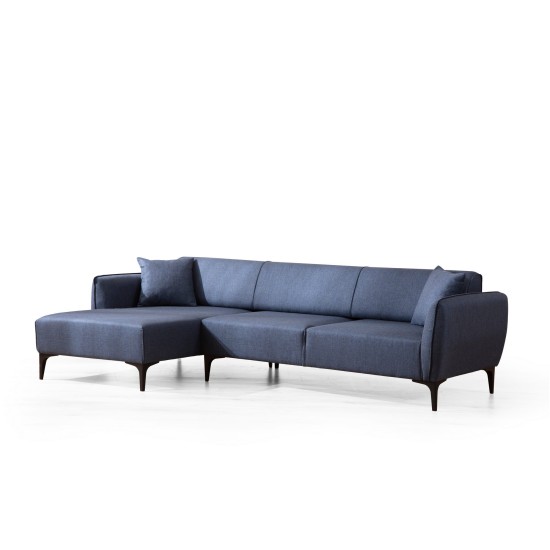 Corner Sofa Belissimo Left - Blue Blue Corner Sofa Belissimo Left - Blue Blue