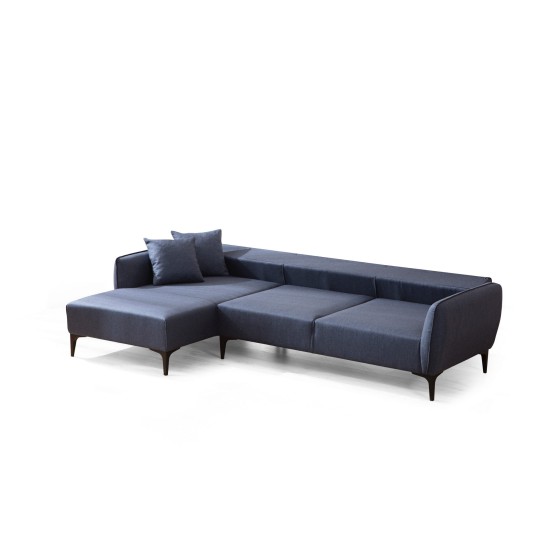 Corner Sofa Belissimo Left - Blue Blue Corner Sofa Belissimo Left - Blue Blue