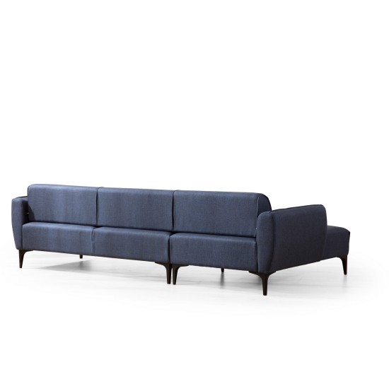 Corner Sofa Belissimo Left - Blue Blue Corner Sofa Belissimo Left - Blue Blue