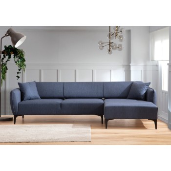 Corner Sofa Belissimo Right - Blue Blue