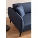 Corner Sofa Belissimo Right - Blue Blue Corner Sofa Belissimo Right - Blue Blue