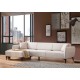 Corner Sofa Belissimo Left - Off White Off White Corner Sofa Belissimo Left - Off White Off White