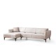 Corner Sofa Belissimo Left - Off White Off White Corner Sofa Belissimo Left - Off White Off White
