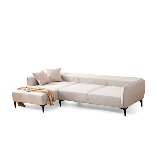 Corner Sofa Belissimo Left - Off White Off White Corner Sofa Belissimo Left - Off White Off White