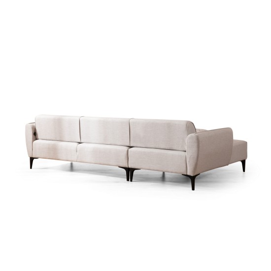 Corner Sofa Belissimo Left - Off White Off White Corner Sofa Belissimo Left - Off White Off White