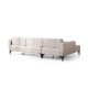 Corner Sofa Belissimo Left - Off White Off White Corner Sofa Belissimo Left - Off White Off White