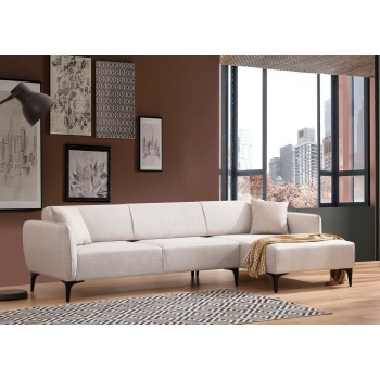 Corner Sofa Belissimo Right - Off White Off White