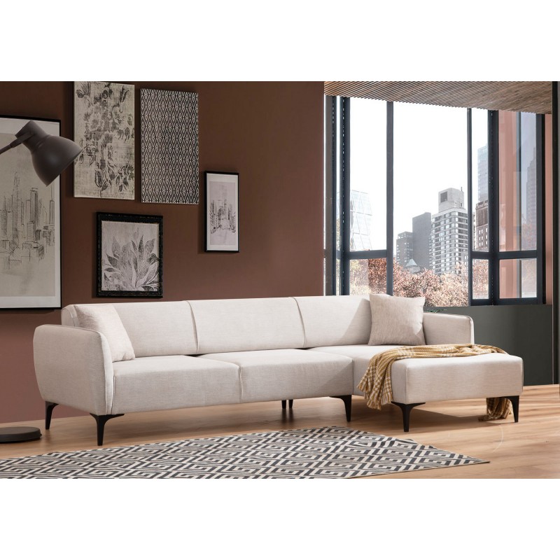 Corner Sofa Belissimo Right - Off White Off White