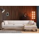 Corner Sofa Belissimo Right - Off White Off White Corner Sofa Belissimo Right - Off White Off White