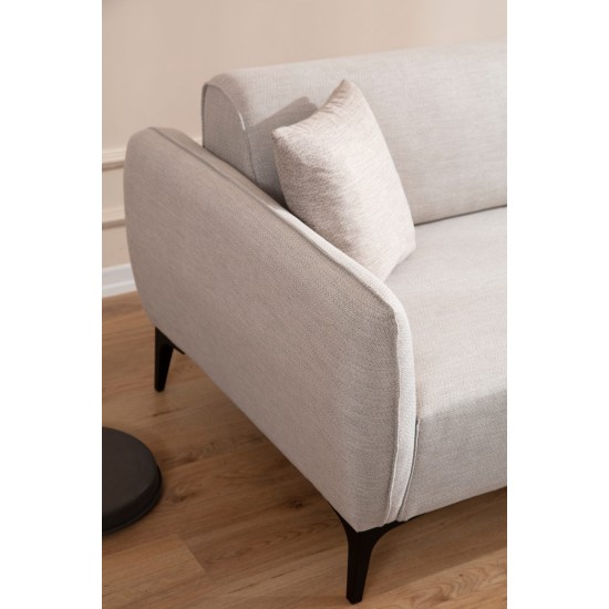 Corner Sofa Belissimo Right - Off White Off White Corner Sofa Belissimo Right - Off White Off White