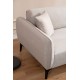 Corner Sofa Belissimo Right - Off White Off White Corner Sofa Belissimo Right - Off White Off White