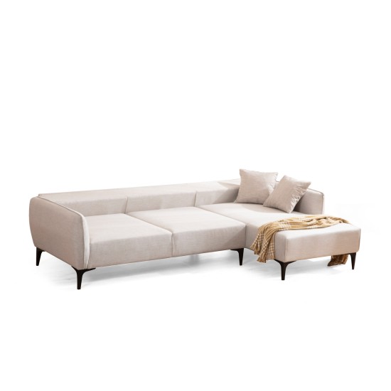 Corner Sofa Belissimo Right - Off White Off White Corner Sofa Belissimo Right - Off White Off White