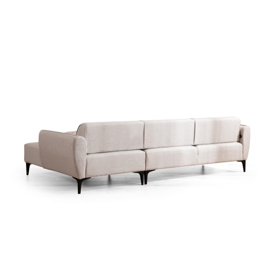 Corner Sofa Belissimo Right - Off White Off White Corner Sofa Belissimo Right - Off White Off White