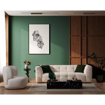 Τριθέσιος Καναπές - Cady - Χρώμα Μπεζ - 235x100x72εκ