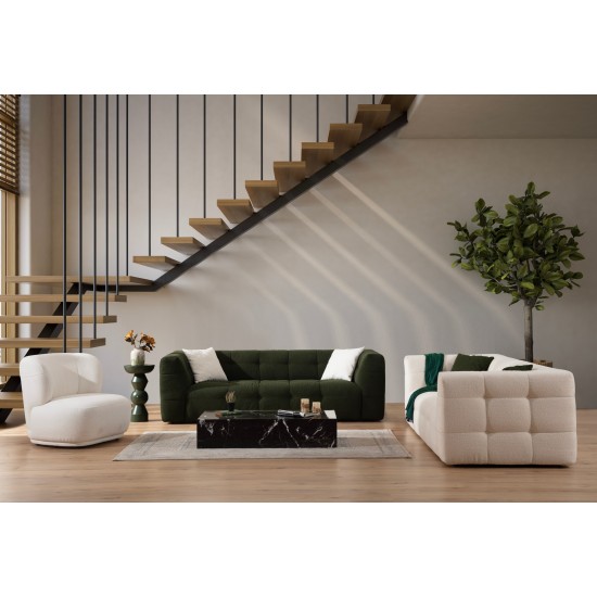 Τριθέσιος Καναπές - Cady - Χρώμα Πράσινο - 235x100x72εκ Τριθέσιος Καναπές - Cady - Χρώμα Πράσινο - 235x100x72εκ