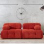 Καναπές 2θέσιος Doblo 210x100x80εκ  ( L1-1R) - Red