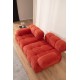 Καναπές 2θέσιος Doblo 210x100x80εκ ( L1-1R) - Red Καναπές 2θέσιος Doblo 210x100x80εκ ( L1-1R) - Red