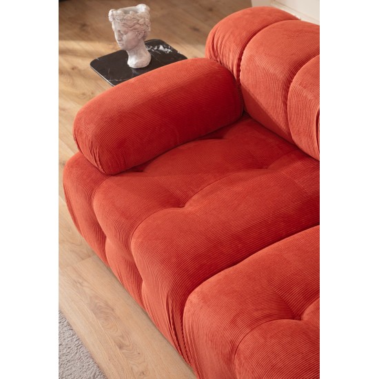 Καναπές 2θέσιος Doblo 210x100x80εκ ( L1-1R) - Red Καναπές 2θέσιος Doblo 210x100x80εκ ( L1-1R) - Red