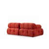 Καναπές 2θέσιος Doblo 210x100x80εκ  ( L1-1R) - Red